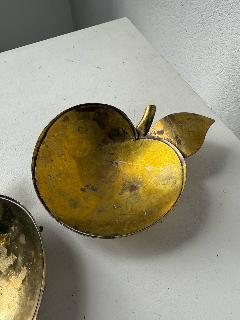 Brass "apple" pocket watch