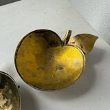 Brass "apple" pocket watch