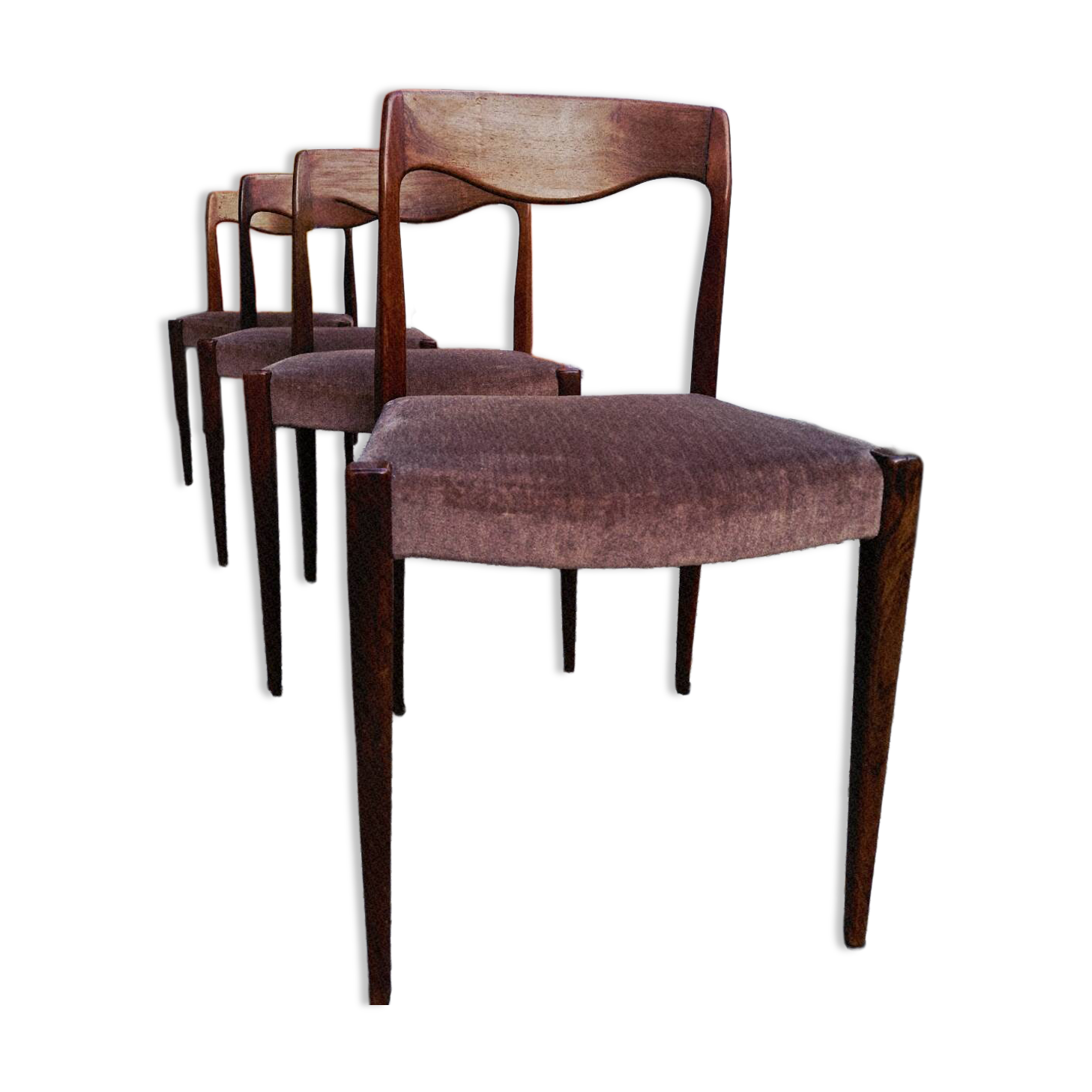 SET 4 Chaises Design Niels Otto Møller 1960