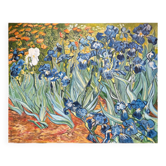 HST painting Copyist work V. Van Gogh "Irises" ukiyo-e