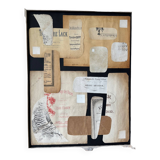 Modern signed collage