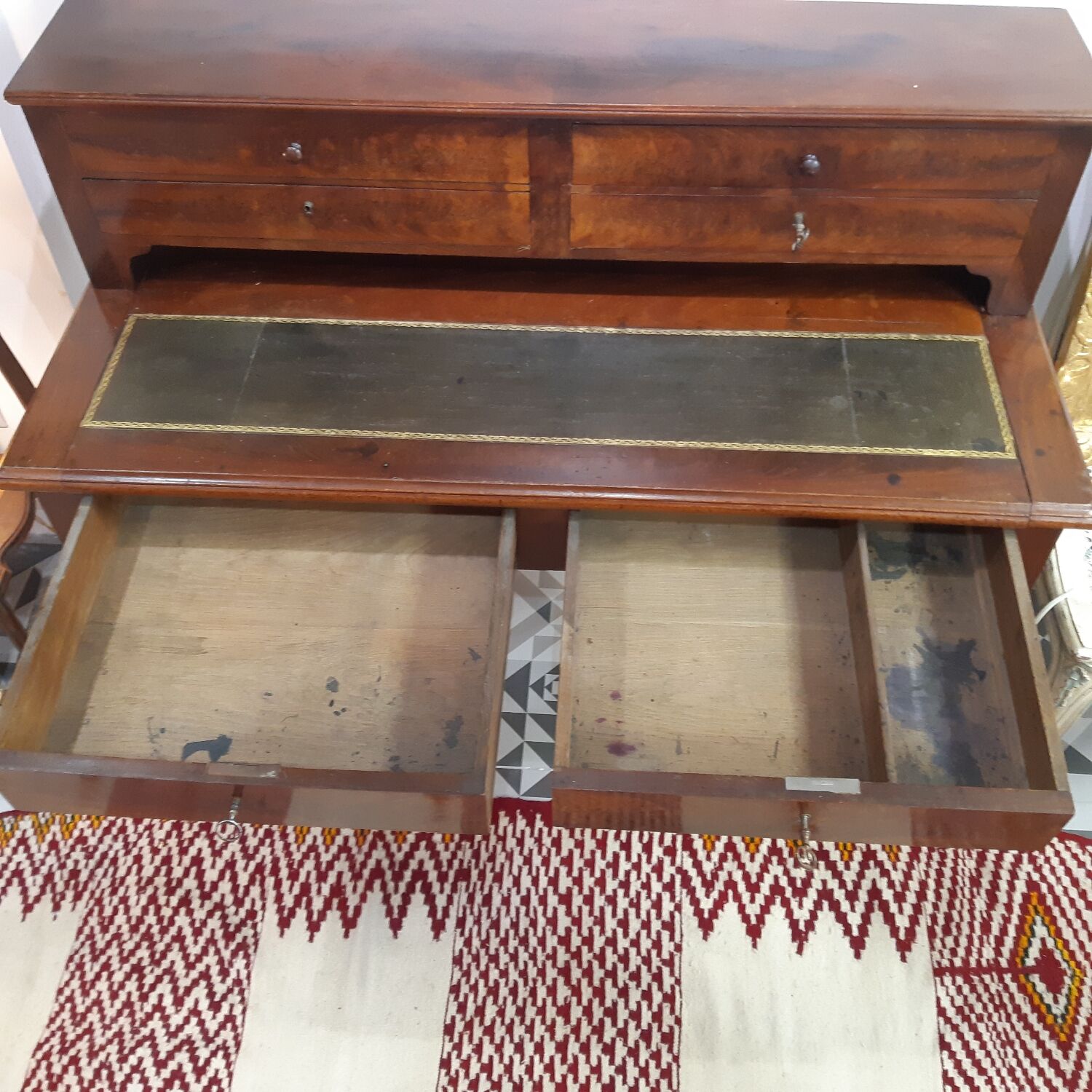 Louis Philippe mahogany desk