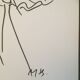 Illustration of press fashion Christian Dior  years 80