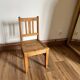 Chaise enfant bois