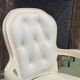 Fauteuil cabriolet de style Louis XV moderne