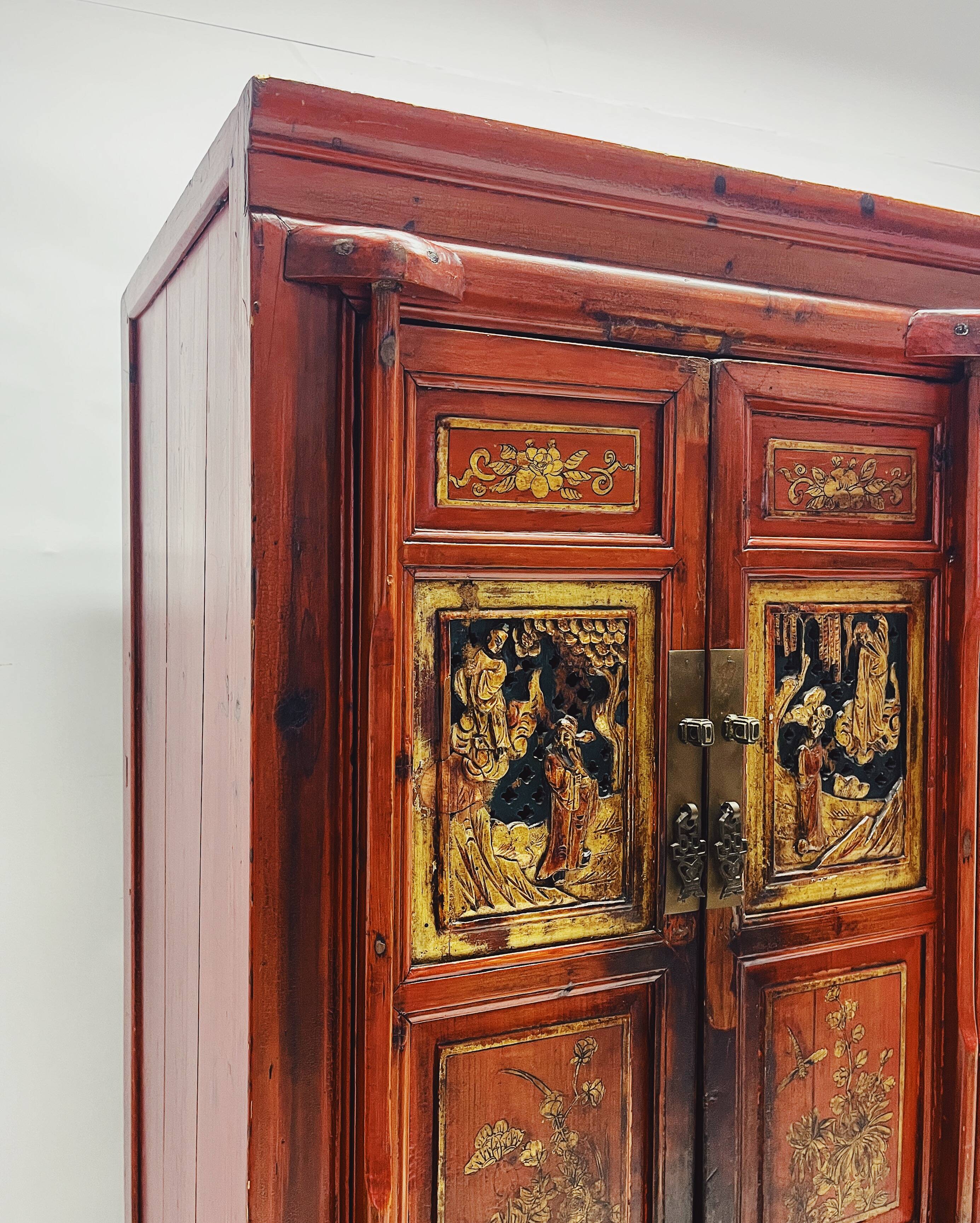 Antique Chinese wooden cabinet