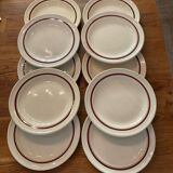 10 dessert plates or starters. Villeroy and boch.vintage
