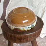 Painted terracotta bowl