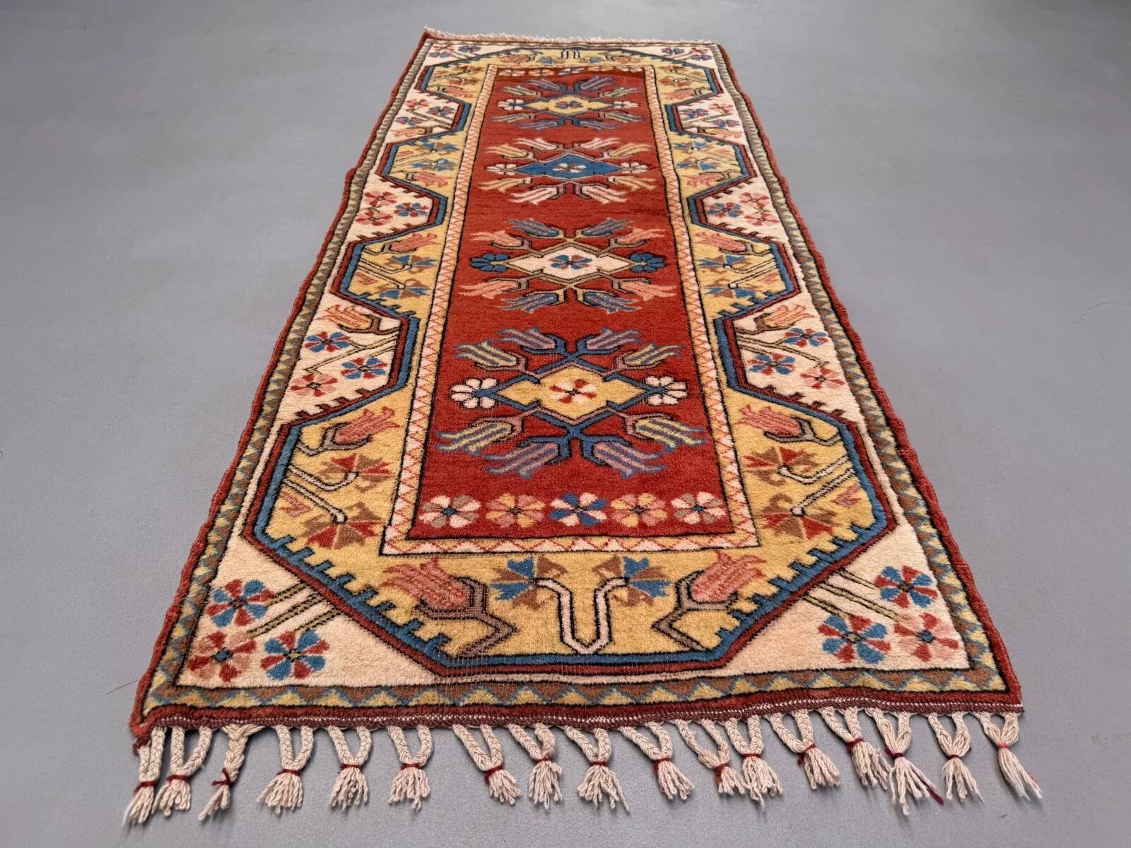 Vintage Turkish runner 81x190 cm Milas rug, 2575