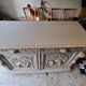 Old hunting buffet with original beige patina / hunting furniture