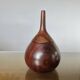 Scandinavian rosewood box, free form, 60s-70s