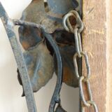 Mirror art deco wrought iron 75x87cm