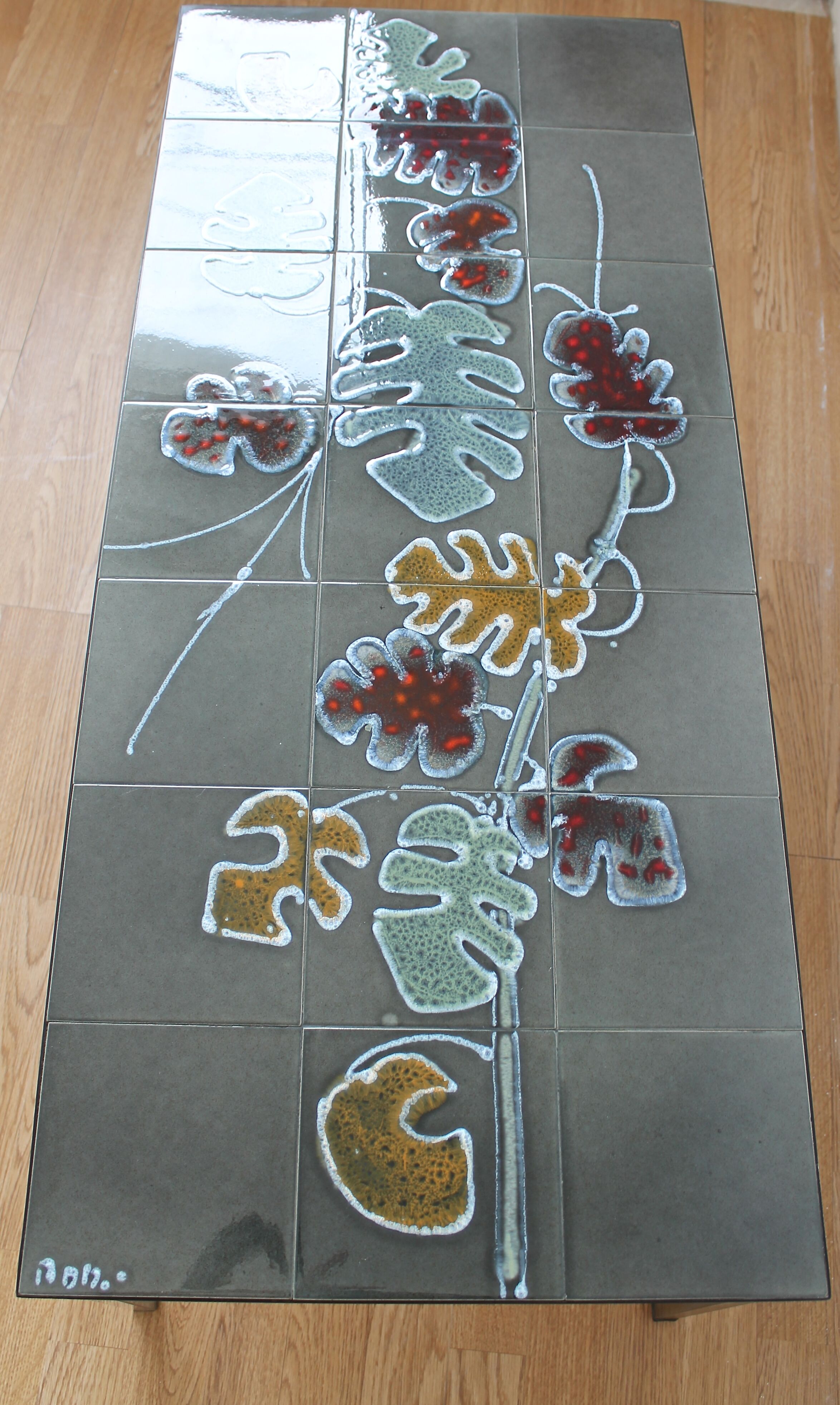 70's vintage ceramic coffee table