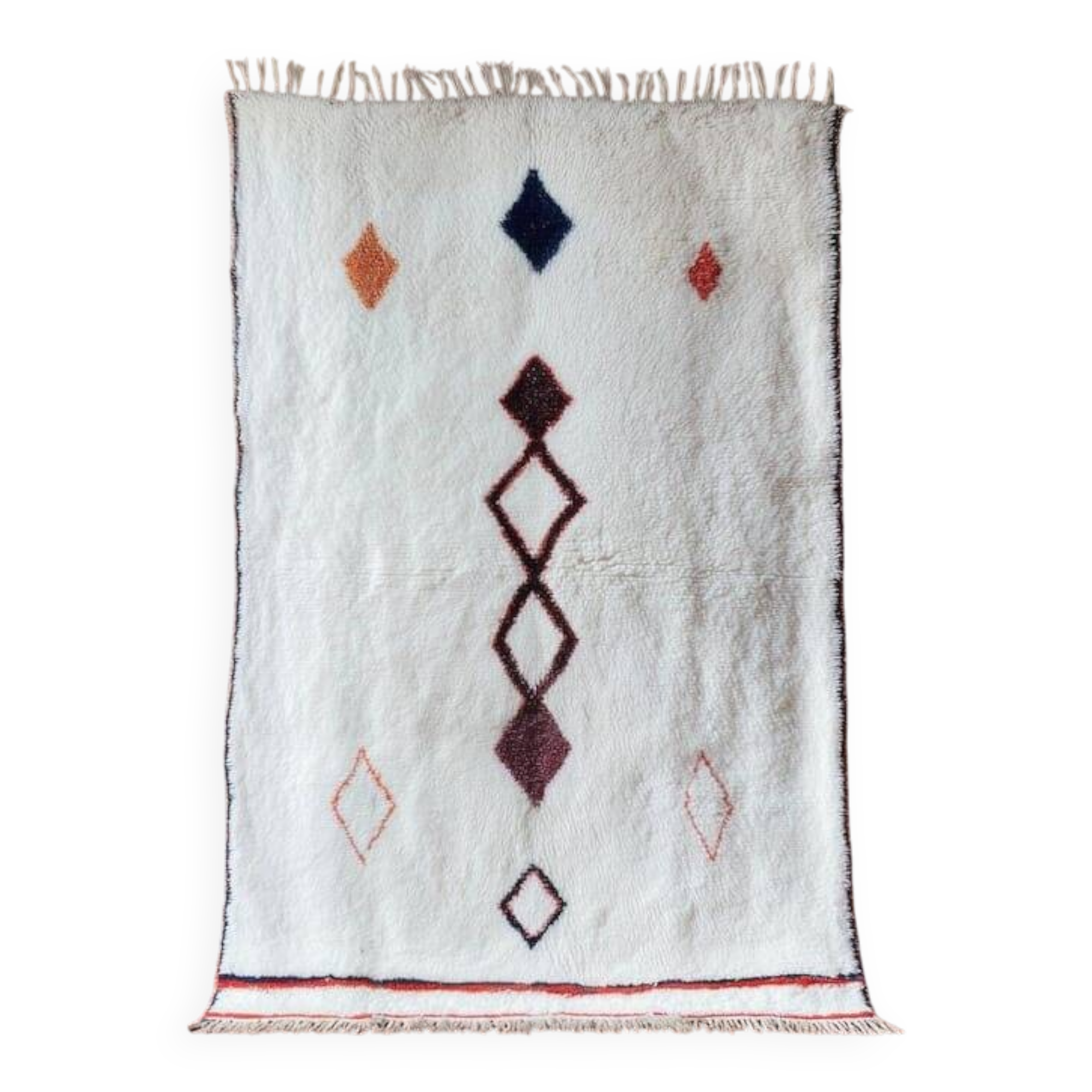 Handmade Berber rug from Oued Zem, size 160 x 240 cm