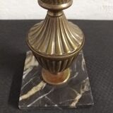 Board-style brass lamp