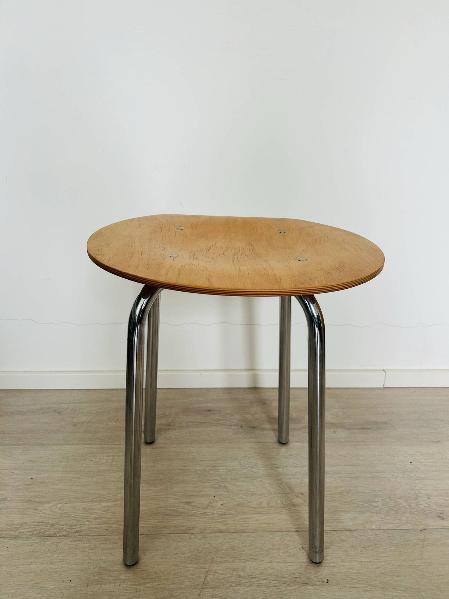 Vintage Wooden Ottoman by Kovona, Czechoslovakia 1970’s