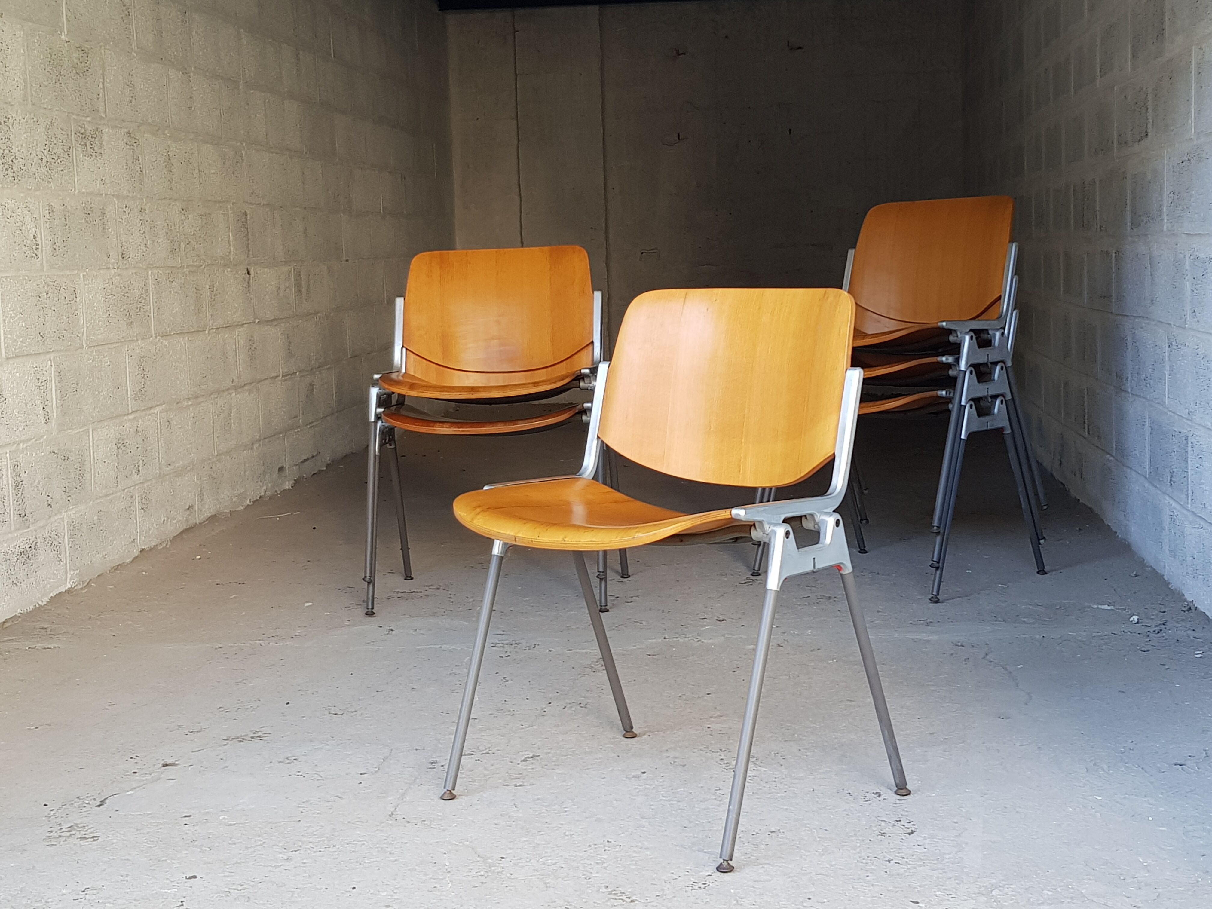 Lot of 6 chairs Castelli DSC 106