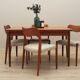 Set of four teak chairs, Danish design, 1960s, designer: Niels Otto Møller
