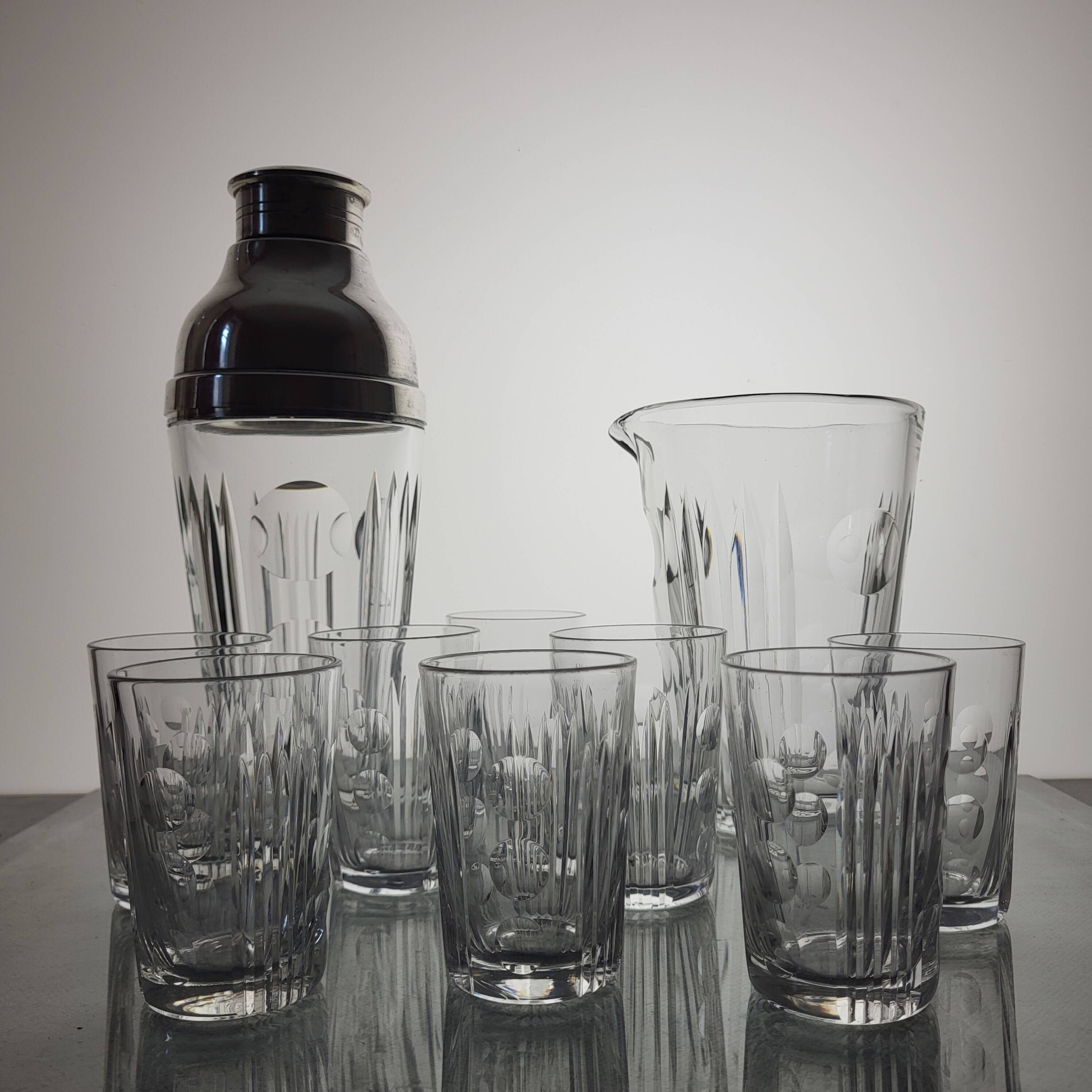 Sèvres Crystal Cocktail Service