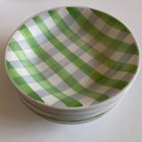 Set of 8 plates Croisette 1960 Badonwiller