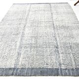7x9 Blue White Modern Vintage Rug, 200x271Cm SK 34018 FREE SHIPPING