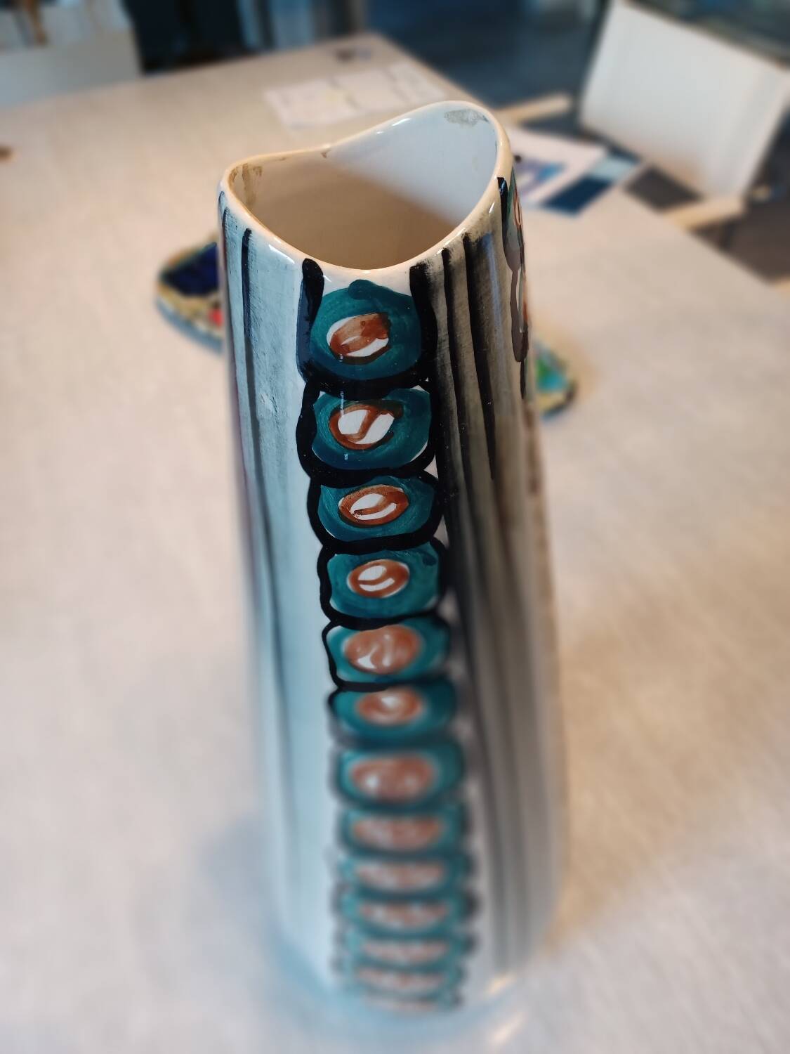 Large Polish Boleslawiec vase