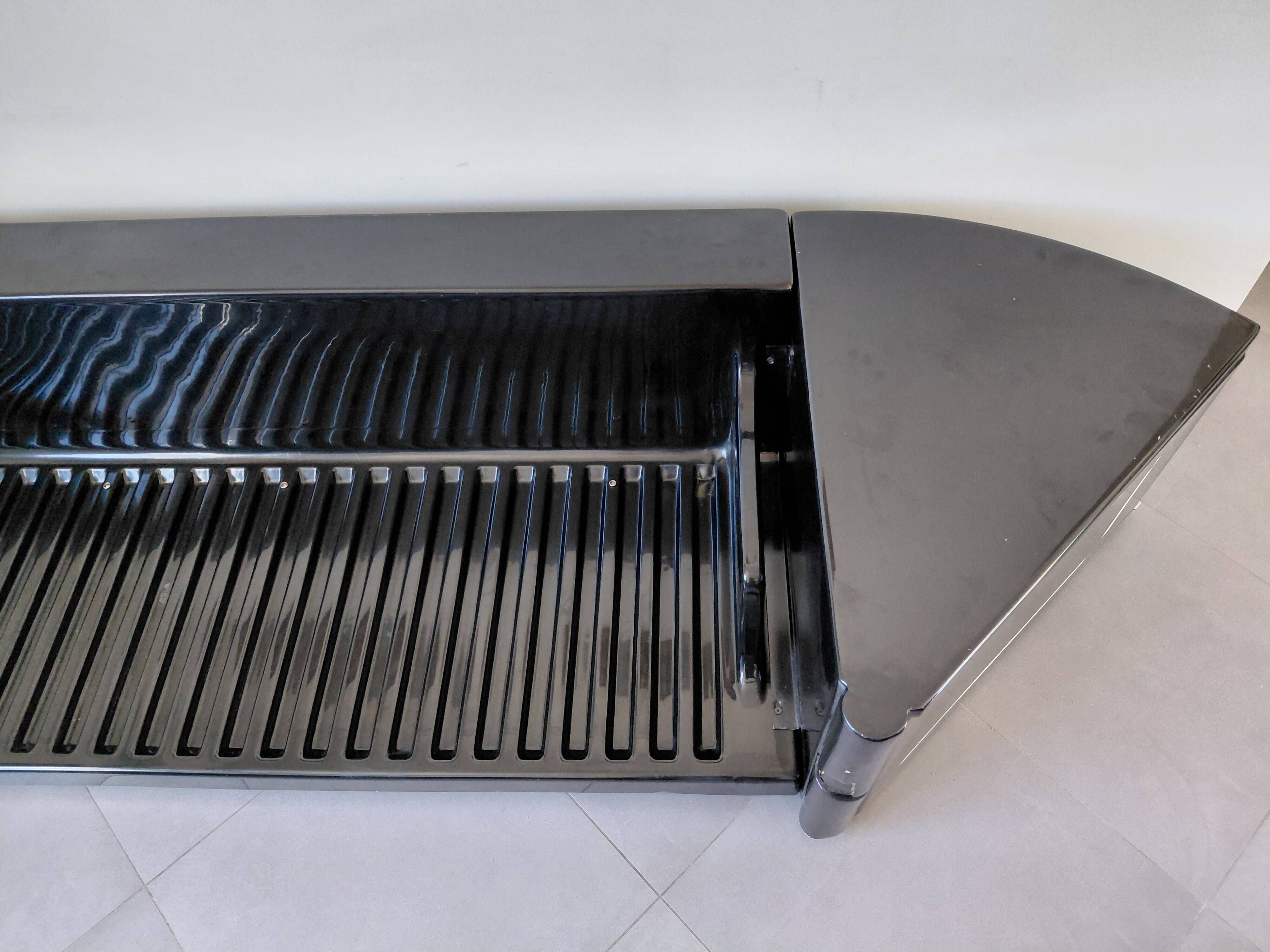 Cini Boeri - Gradual Lounge Sofa Black Leather Knoll/Gavina
