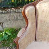 Paire de fauteuils anciens style louis xv
