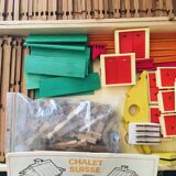 Old wooden construction game Jura Game "Chalet suise N°8"