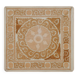 Vintage Turkish hand-knotted rug 132x138 cm