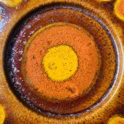 Large vintage glazed ceramic dish – Reiner Gehrig for Grünstadt