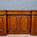 English sideboard from the Napoleon III period in blond mahogany circa 1850