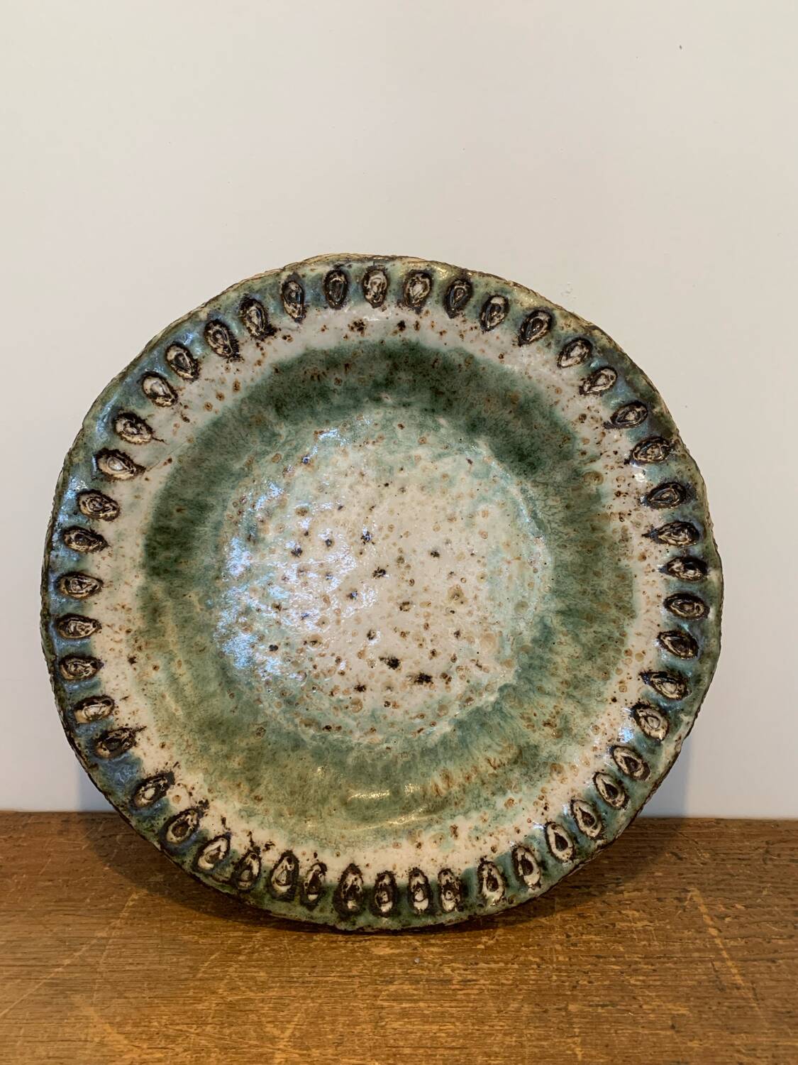 Plat Albert Thiry Vallauris Céramique Circa 1950
