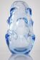 Mid-century modern crystal vase in pale blue by Börne Augustsson for Åseda