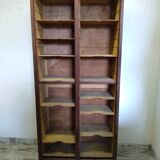 Old double curtain file cabinet