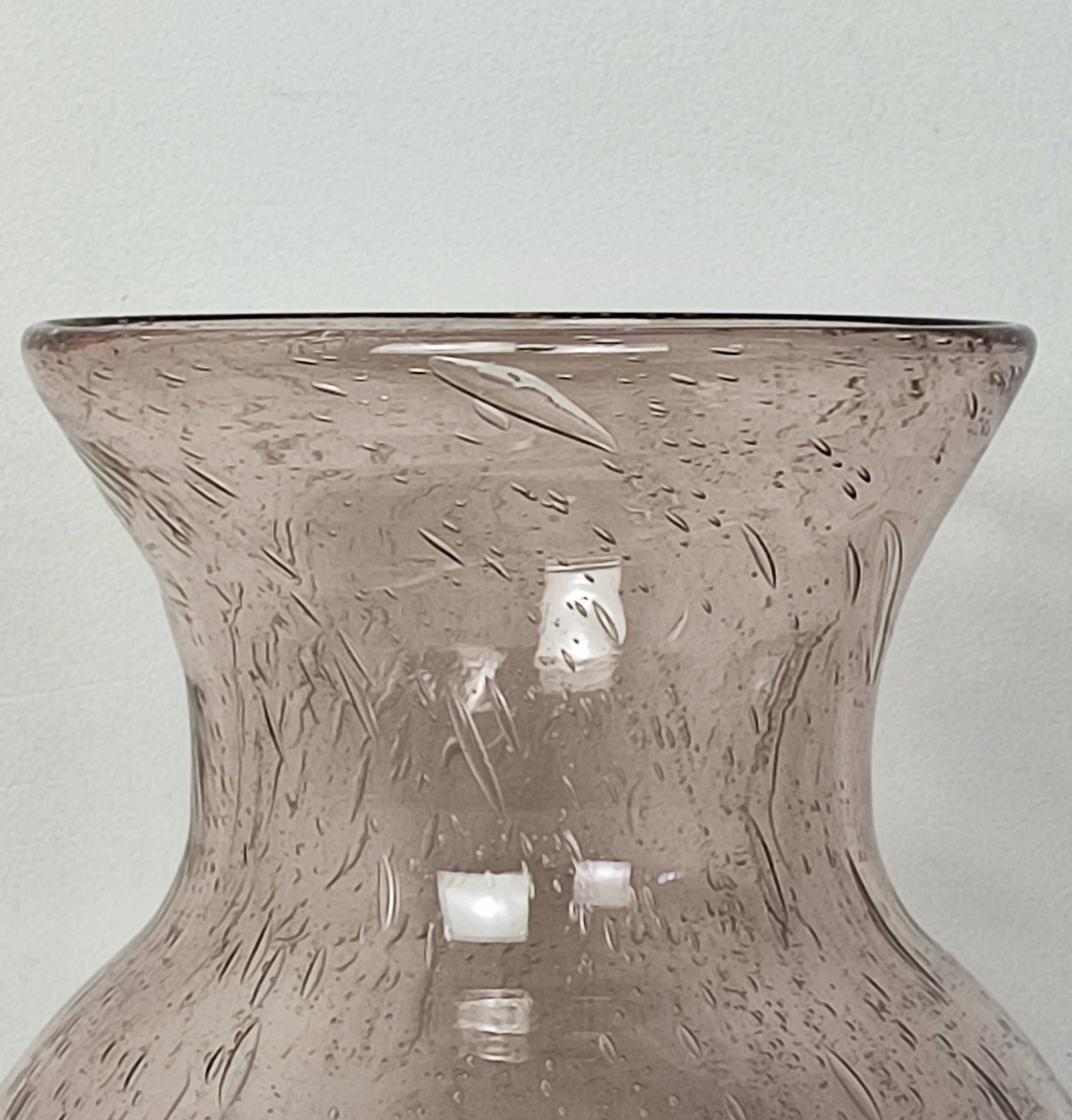 Blown glass vase