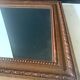 Old wooden frame mirror