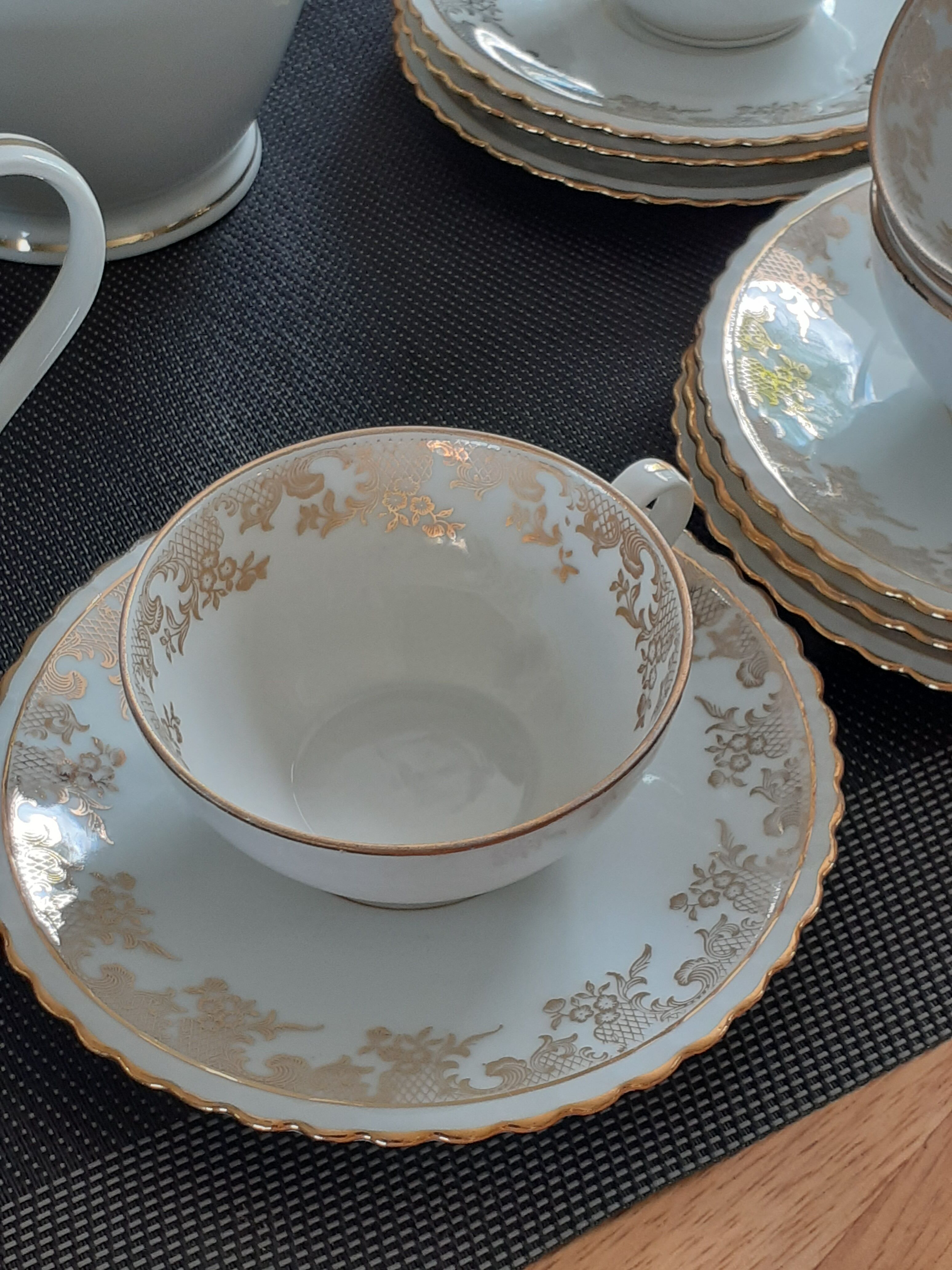 Limoges porcelain coffee service