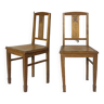 Paire de chaises Art Déco Luterma