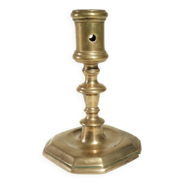 17th-century French bronze candlestick
