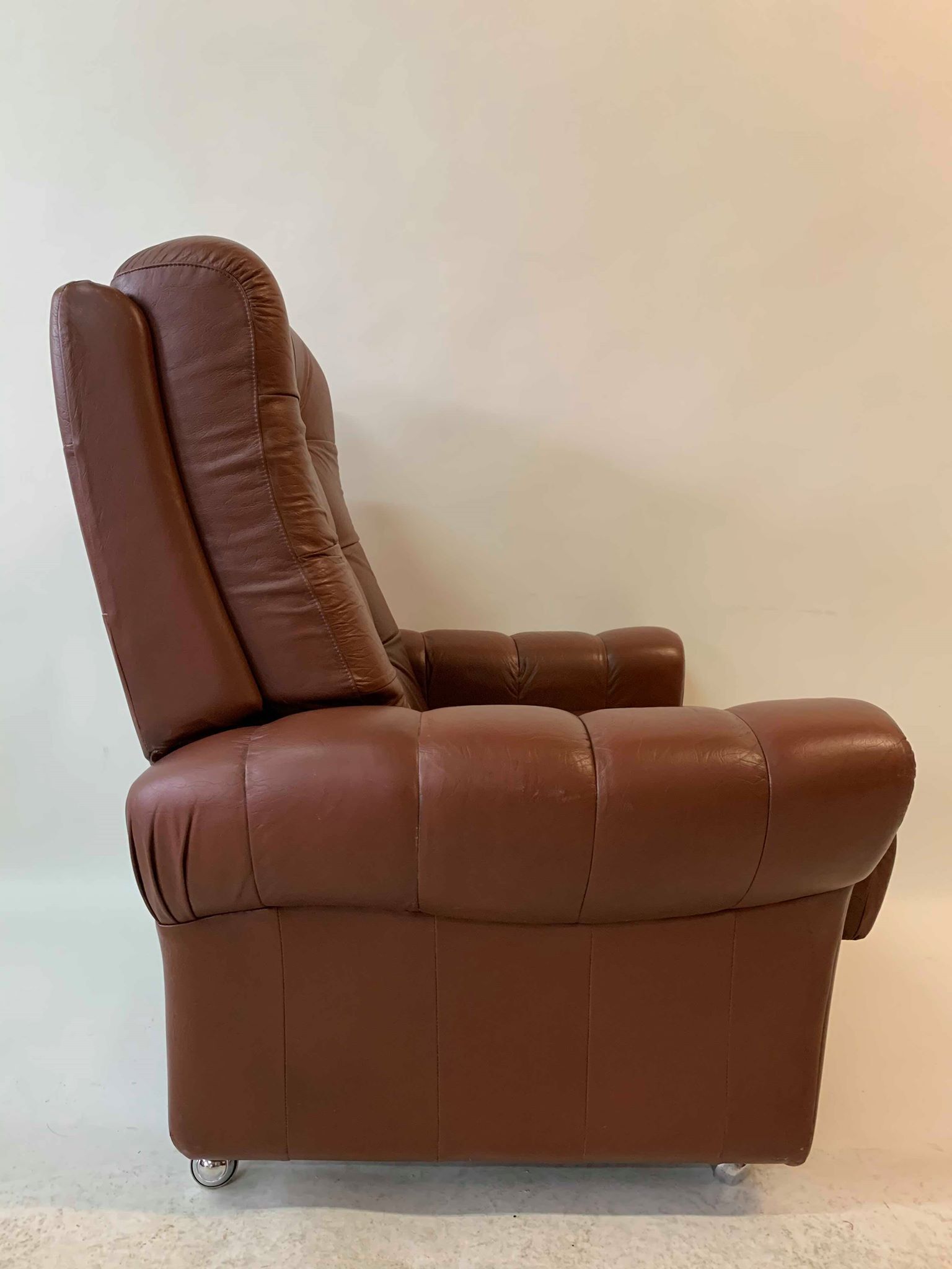 Leather armchair, Himolla, Germany, 1970