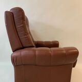 Leather armchair, Himolla, Germany, 1970