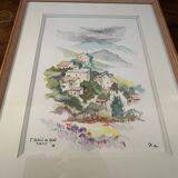 Aquarelle Saint Andéol de Quint