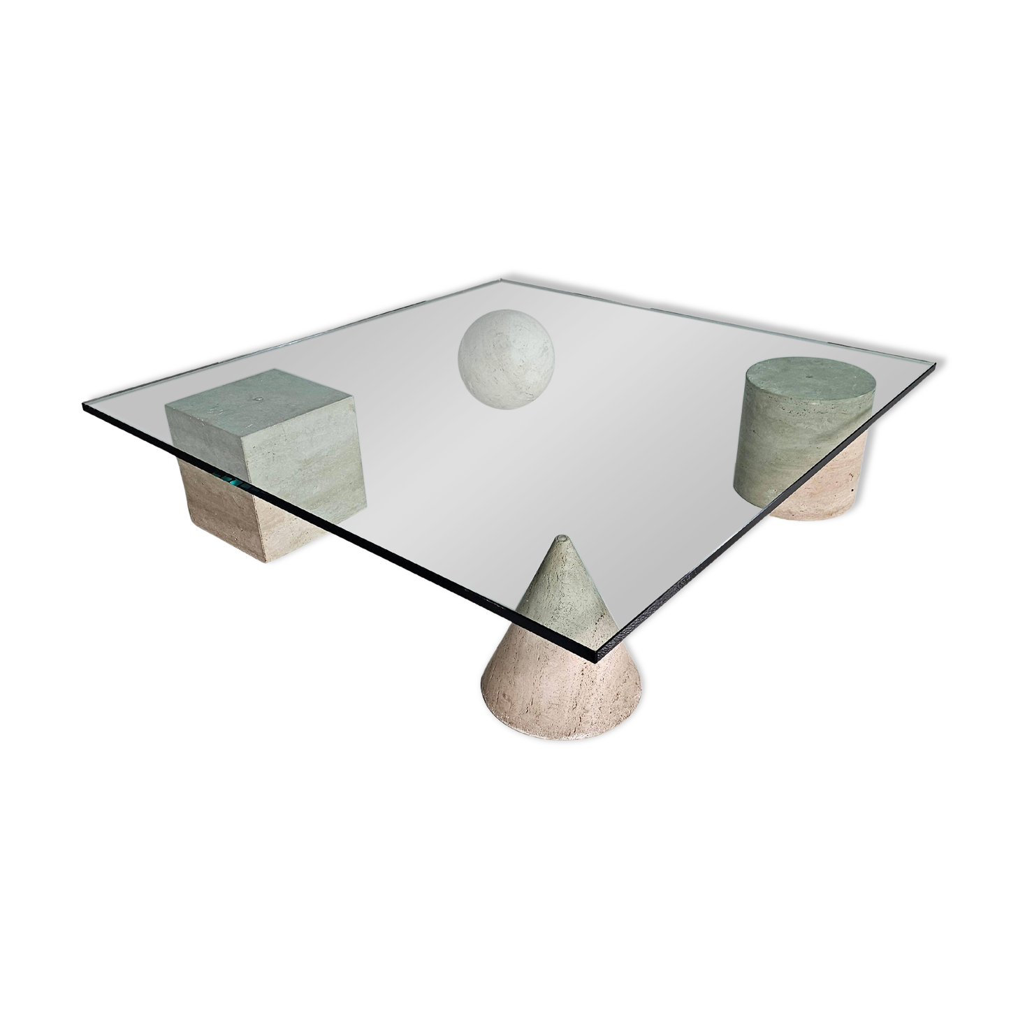 Metafora coffee table by Massimo and Lella Vignelli for Casigliani, Italy, 1970.