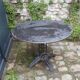 Round metal table