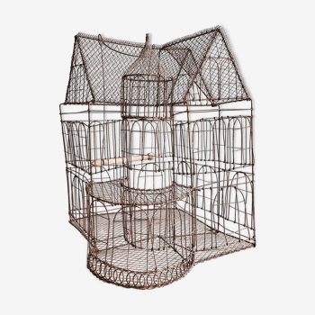 Chateau-style bird cage