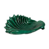 Green vintage ceramic cup