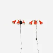 3-Armed Wall Lamp By H. Busquet For Hala Zeist, The Netherlands, 1950S