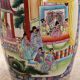 Old Chinese Ceramic Hand Painted Vase, 1920