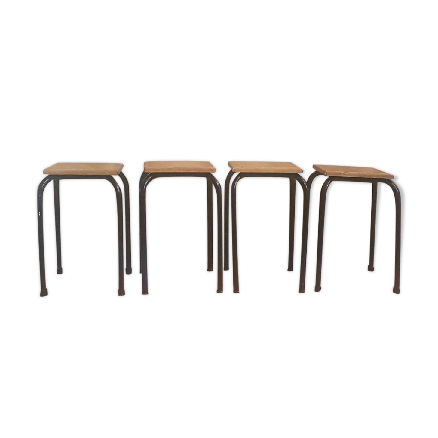 Set of 4 Mullca style stools